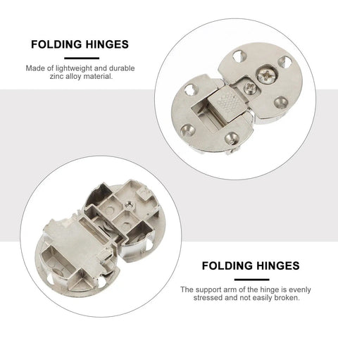 Two Pack Adjustable Cabinet Door Hinges Made Of Zinc Alloy With Evenly Balanced Support Arm And Smooth Movement, Dope Silver Design