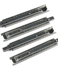 Heavy Duty 9 Inch Full Extension Ball Bearing Telescopic Drawer Slides Two Pair Cold Rolled Steel Cabinet Runners with smooth glide