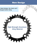 Beefy Square Taper Crankset For Mountain Bikes 170mm Crank Arm Set 104 BCD 32T Chainring high strength aluminum