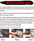 Installation steps for Beefed Up Drive Belt For Polaris Ranger 500 570 450 800 And RZR 800 with focus on belt removal and fitting