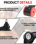 Front Upper Control Arm Kit 2-4 Inch Adjustable With Ball Joint For Ram 1500 2006-2022 And Dodge 1500, product details