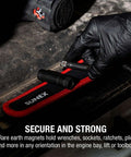 Magnetic PVC Tool Strip 2 Inch By 12 Inch With Strong Rare Earth Magnets Keeps Wrenches Sockets Pliers In Place In Engine Bay Or Garage Protective Outer Layer Prevents Scratches And Fluid Damage
