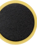 Close-up of a single patch from the 30 Pack Self Adhesive Glueless Bicycle Tire Repair Patches For Road And Mountain Bikes Black Durable Patch Kit