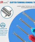 Deutsch Pin Removal Tool for DT DTM DTP DTHD and HD Series Connectors with adaptive tip design in multiple colors
