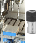 Top Tier Collet Block Chuck Holder That Grips Tight For Heavy Duty Milling And Drilling Machines With 12mm Opening on machining setup.