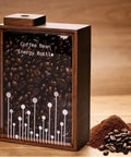Snag This Wooden Coffee Bean Canister With Airtight One Way Valve That Keeps Your Daily Brew Stash Locked In Crisp And Rich The Straight Kitchen Essential For Any Lazy Weekend Morning Or Office Shelf.