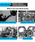 Heavy Duty Hydraulic Bearing Puller Featuring Swappable Two Or Three Jaw Configurations For Cracking Off Stubborn Wheel Hubs Brake Rotors And Drive Axle Gears Without Breaking A Sweat Or Losing Your Cool used in railway and machinery maintenance.