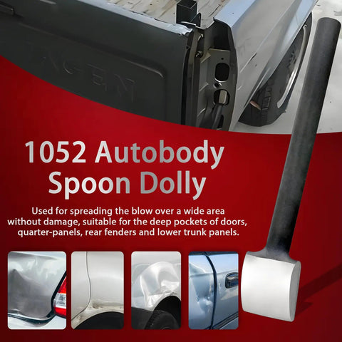 Heavy Duty 1052 Spoon Dolly Body Hammer For Panel Beating Prying Tight Auto Panels Gotta Have Garage Shop Workhorse 4 Pound Steel Tool Reaches Deep Door Pockets And Quarter Panels Smoothly