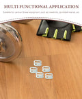 Six Pack Gym Cable End Fittings U Shaped Steel Connectors For Fitness Gear Replacement Parts Secure Connections And Noise Reduction For Home Gym Pulley Machines, iron U-clamps on floor