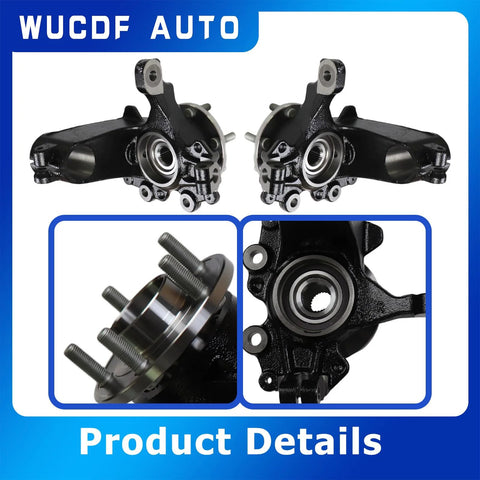 Front Left Steering Knuckle Wheel Bearing Hub Assembly For Ford Focus 2012 2018 2.0L L4 Electric Hatchback Sedan Direct Fit Bolt On OE Substitute Product Details