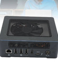 Pro Grade Portable Thunderbolt Three External Gpu Dock Amp Up Your Gaming Rig With Radeon Rx 6600 showing back ports and fan grill.