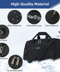 High-quality features of Under Seat Carry On Duffel Bag For Travel Lightweight Weekender Personal Item For Airplanes Fits Under Seat