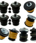 Heavy Duty Badass Body And Cab Mount Bushing Kit For 2002 To 2005 Ford Explorer and Mercury Mountaineer showing multiple cushions and nuts.