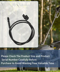 Engine Control Cable Replacement Part 302080049 For Power Smart Lawn Mower Fits Models 8621 8602 8618 V8618P