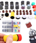 Pro Grade All In One 268 Piece 1 Inch Wet And Dry Sanding Kit with sanding discs, drums, and rotary tool accessories