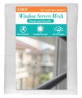 48x118 Inch Window Screen Mesh Replacement Fiberglass Porch Screen For House Windows And Patio Doors No Fuss Dust Blocking Mosquito Netting Pet Safe Screen Repair Mesh White in package.