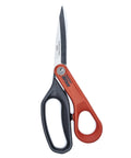 All Purpose Heavy Duty Tradesman Shears Eight And A Half Inch Stainless Steel Utility Scissors with black and red handles