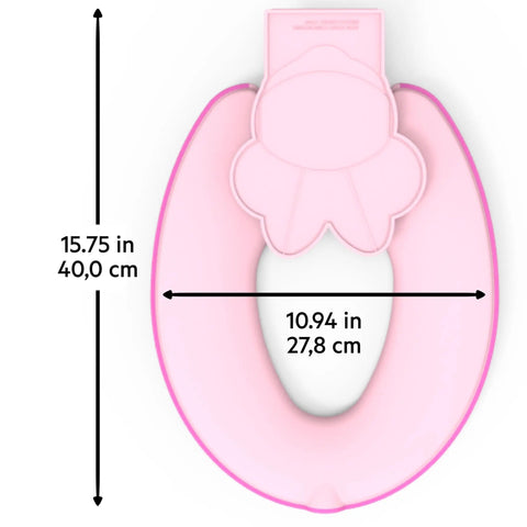 Minnie Mouse Flip And Sit Potty Training Seat Hella Easy Tool Free Mount Securely Attaches To Standard Toilet Space Saving Compact Design Kid Approved Comfort For Toddlers