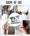 Spring Loaded Double Roller Door Latch With Strong Grip, for RV Cabinets and Marine Grade applications, in stainless steel.