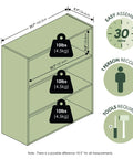 Kick Your Daily Mess To The Curb With This Real Deal Three Tier Closet Organizer In Warm Steam Beech Wood dimensions and assembly info.