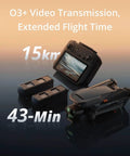 Mavic 3 Pro Cine Drone Dope Triple Camera Hasselblad 4 By 3 Sensor With Apple ProRes Support 1TB Storage 3 Intelligent Flight Batteries
