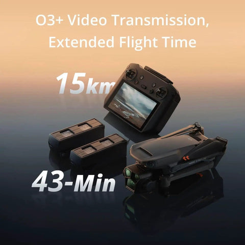 Mavic 3 Pro Cine Drone Dope Triple Camera Hasselblad 4 By 3 Sensor With Apple ProRes Support 1TB Storage 3 Intelligent Flight Batteries