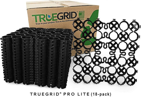 Permeable Driveway Paver Grid System DIY Friendly For Grass Bases And Patios RV Pads And Gravel Heavy Duty 120000 Lb Load