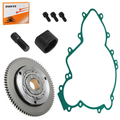 Beefed-Up Flywheel Puller And Starter Clutch Idler Gear One Way Bearing Kit For RZR XP Turbo And 1000 Series UTVs 2015-2023 components