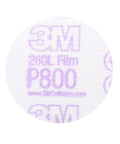 Hookit Finishing Film Abrasive Disc 260L P800 Aluminum Oxide Pro Grade Fast Cut Long Life 3 Inch with branding details visible