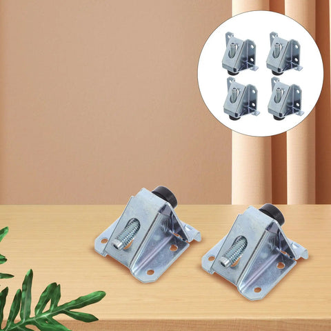 Adjustable Heavy Duty Furniture Leveling Feet With PVC Pads And Cold Rolled Steel Non Slip Floor Protectors For Chairs And Tables And Cabinets Sidemount Installation for table legs
