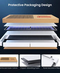 Bang For Buck Killer Energy 450W Bifacial Solar Panels 2 Pack packaging design showcasing reinforced carton and impact-absorbing foam.