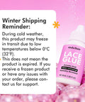 Extreme Hold Lace Wig Glue Waterproof Bonding Adhesive For Wigs With Clear Drying Formula next to winter shipping reminder text.