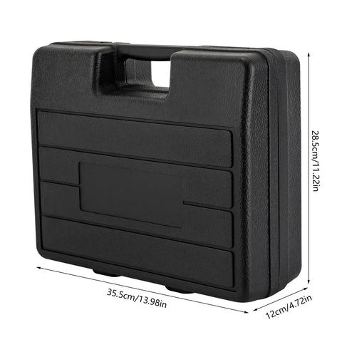 Built Like A Tank Mortising Attachment For Drill Press With Four Piece Chisel Set No Hassle heavy duty black carrying case dimensions.