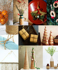 Collage of DIY crafts using natural jute twine 2mm thick 600 feet brown string for crafts gift wrapping gardening crochet knitting macrame decor