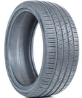Premium All Season Highway Radial Tire 225 65 R17 106H XL viewed from the side showcasing tread design for electric rides.