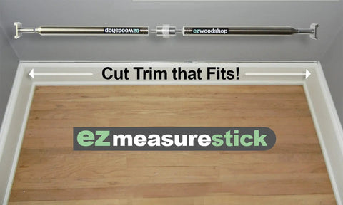 Extendable Measuring Stick Tool For Woodworking And Remodeling With Pinch Action 47 Inch Reach And 94 Inch Extend Mini Measure