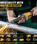 Killer Cordless Die Grinder With One Quarter Inch Precision Chuck And Brushless Motor for metal polishing and rust removal.