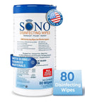 Alcohol-Free Disinfecting Wipes No Bleach Medical-Grade Multi-Surface Cleaning For Home Office School Hospital Gym 80 Count