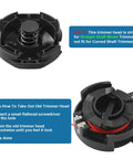 Beefy String Trimmer Head For SRM 225 And SRM 230 With Speed Feed 400 Style, Fits Echo Weed Eater Models And Shindaiwa, Easy Install
