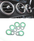 AC O Ring Kit 60Pcs Seal Kit For Automotive Air Conditioning Silver Rubber O Rings 9 Sizes 1 Pack Replacement For Compressor Seals