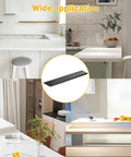 Hidden Granite Countertop Support Brackets 4 Pack in kitchen settings showcasing versatility and seamless installation in flat black finish.