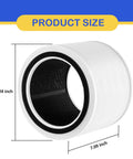 200S Replacement HEPA Filter Set With Activated Carbon For Core 200S Smart WiFi Air Purifier showing product dimensions