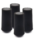 Four Pack Replacement Vacuum Filters For Endura F112 Style Odor Trapping Filter That Helps You Breathe Easy, shown upright.