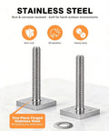 Stainless steel T Track Bolts For Roof Rack Cross Bars And Accessories, anti-rust, heavy duty, M6x35mm and M8x30mm sizes shown