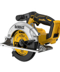 Slick Pro Grade Rugged Brushless Cordless Circular Saw 20V Max 6 1/2 Inch with silver blade and black handle.