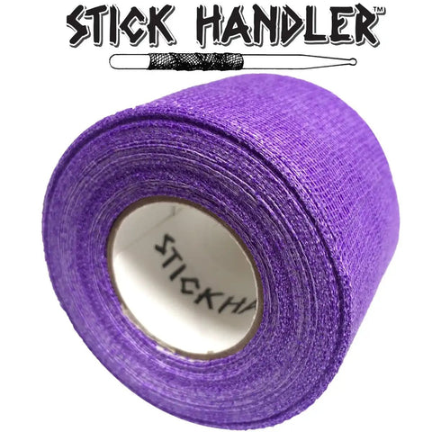 Purple High Tack Drumstick Grip Tape For Tight Control And Zero Slip Percussion Practice With Soft Cotton Gauze Wrap, roll view.