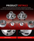 Badass Heavy Duty Front Wheel Hub Bearing Assembly Pair For 13 17 Honda Accord Slick Oem Replacement No Sweat Install Smooth As Butter Tight Grip Driver, including components and details.