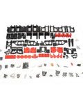 Kick Your Daily Prints Up A Notch With Rock Solid Cnc Aluminum 3D Printer Frame Kit Including Upgraded Z Belt Tensioner For Ender 2.4 R2 Plus Spare Bolts, parts layout.