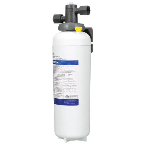 Top Tier High Flow Drink Line Water Filter, Nsf Certified with white casing and gray connectors for clear beverage lines.