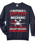 Retirement Gift For Aircraft Mechanic Sweatshirt Hangar Life Themed Adult Crewneck For Retired Aircraft Technicians